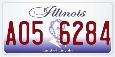 IL license plate A056284