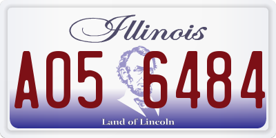 IL license plate A056484