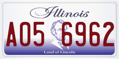 IL license plate A056962