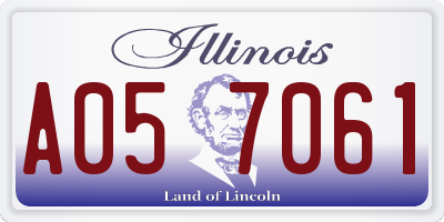IL license plate A057061