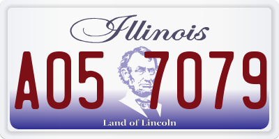 IL license plate A057079