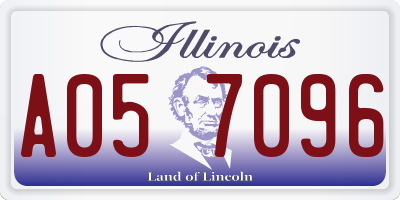 IL license plate A057096