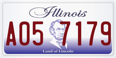 IL license plate A057179