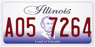 IL license plate A057264