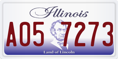 IL license plate A057273