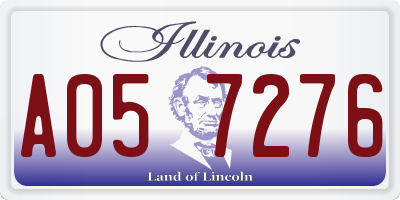 IL license plate A057276