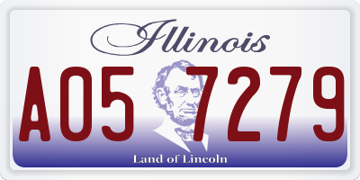 IL license plate A057279