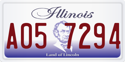 IL license plate A057294