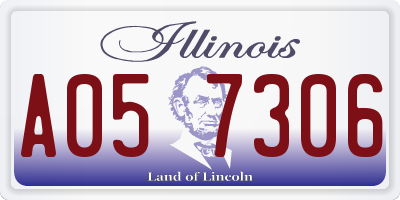 IL license plate A057306
