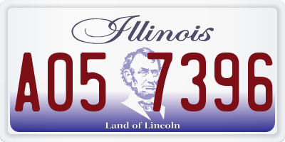 IL license plate A057396