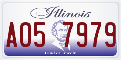 IL license plate A057979