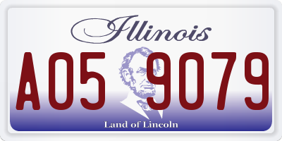 IL license plate A059079