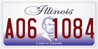 IL license plate A061084