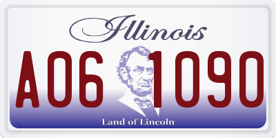 IL license plate A061090