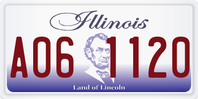 IL license plate A061120