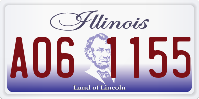 IL license plate A061155