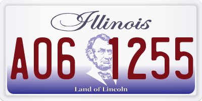 IL license plate A061255