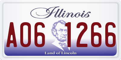 IL license plate A061266