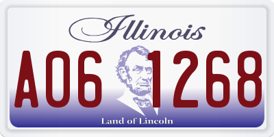 IL license plate A061268