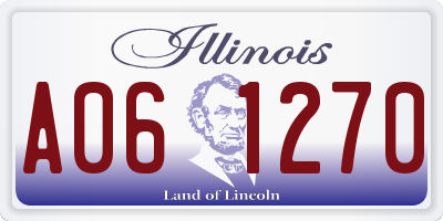 IL license plate A061270