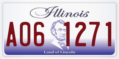 IL license plate A061271