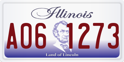 IL license plate A061273