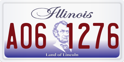 IL license plate A061276