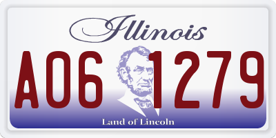 IL license plate A061279