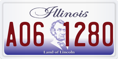 IL license plate A061280