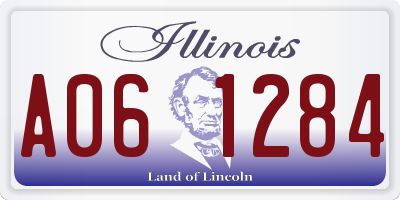 IL license plate A061284