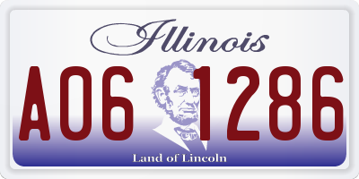 IL license plate A061286