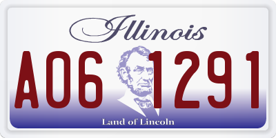 IL license plate A061291