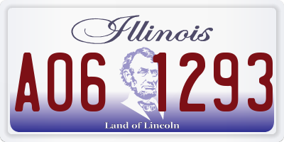 IL license plate A061293