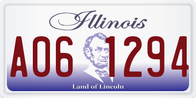 IL license plate A061294