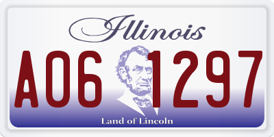 IL license plate A061297