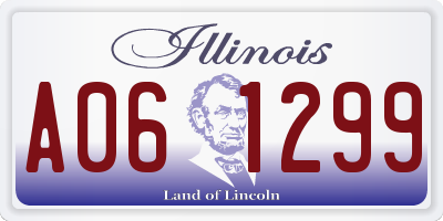 IL license plate A061299