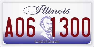 IL license plate A061300