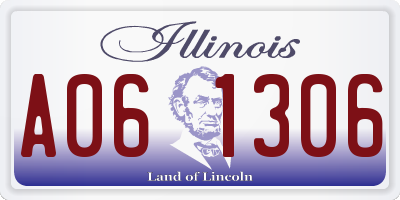 IL license plate A061306
