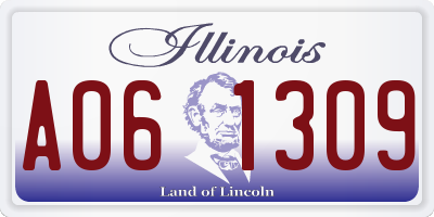 IL license plate A061309