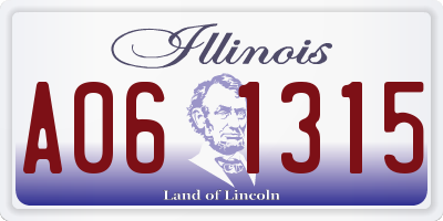 IL license plate A061315