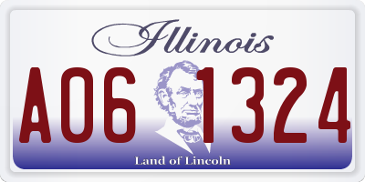 IL license plate A061324