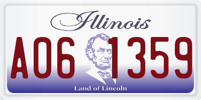 IL license plate A061359