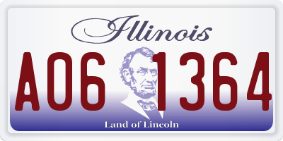 IL license plate A061364