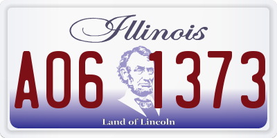 IL license plate A061373