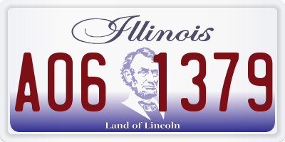 IL license plate A061379