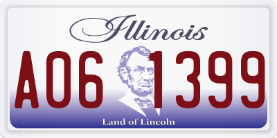 IL license plate A061399