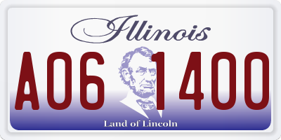 IL license plate A061400