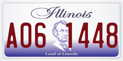 IL license plate A061448