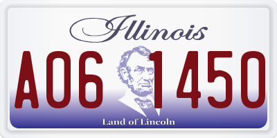 IL license plate A061450