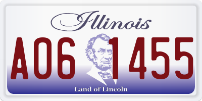 IL license plate A061455